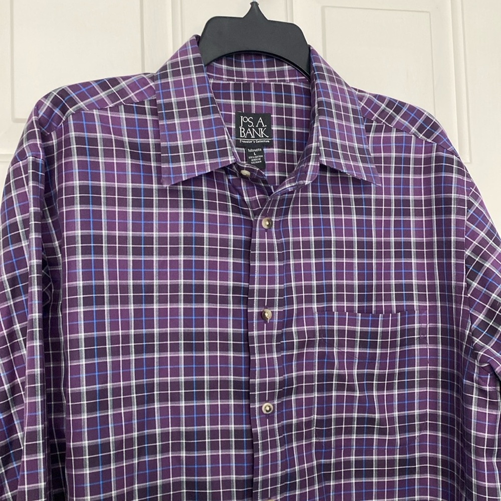 Jos. A. Bank Plaid Button Up